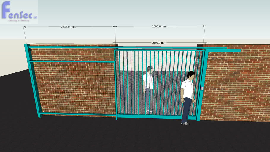 Sliding gates 3D Warehouse