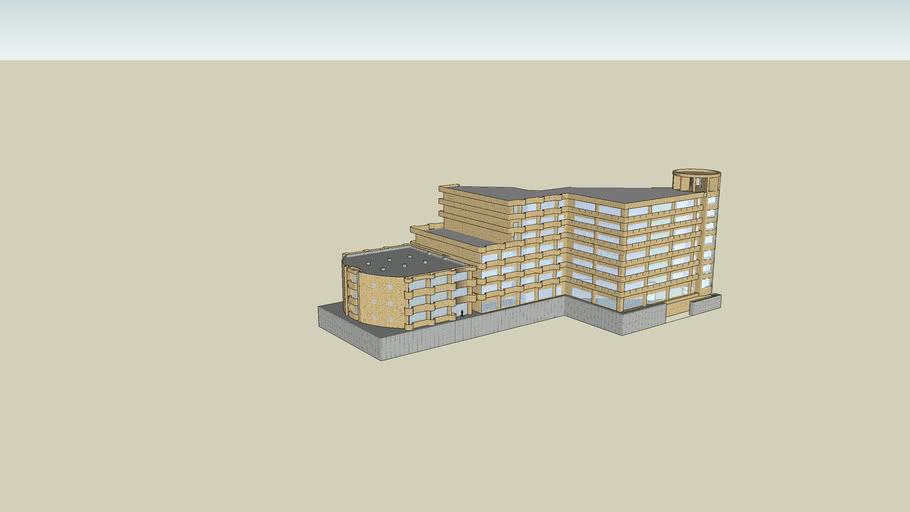 帝塚山大学 学園前キャンパス １４号館 １６号館 3d Warehouse