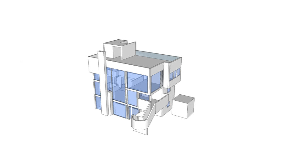 Casa Smith Richard Meier 3d Warehouse