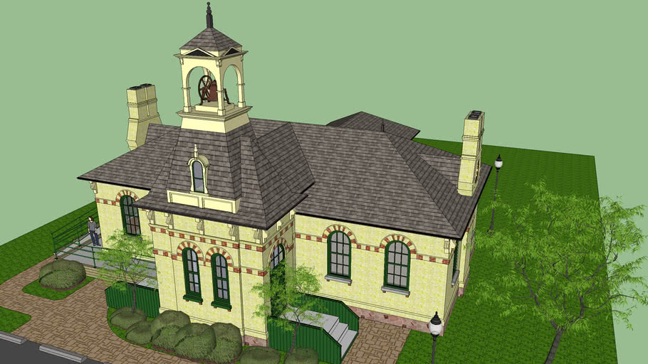 Thornton Dundee Community Center with Bell Tower 3D Warehouse