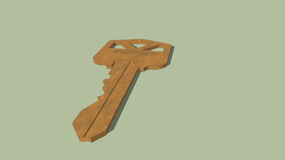 Kwikset key | 3D Warehouse