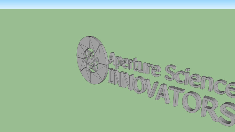 Aperture Science Innovators Logo version 1  3D Warehouse