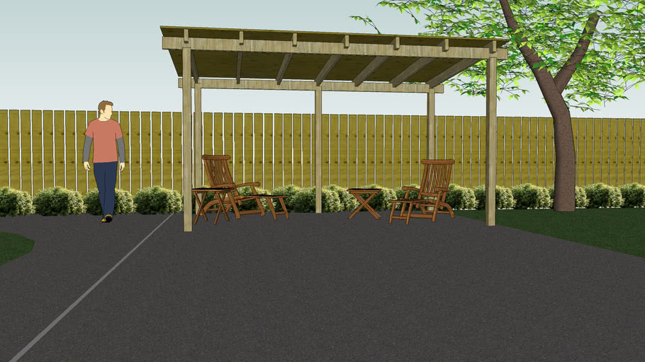 Garden Patio Lean To Gazebo Awning Shelter Patio Ideas