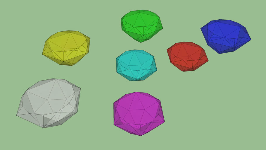 The 7 Chaos Emeralds 3d Warehouse