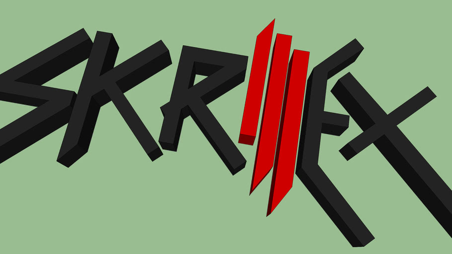 Skrillex 3d Hd Logo 3d Warehouse