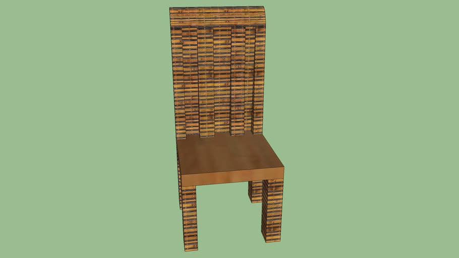 bamboo chair 3D Warehouse