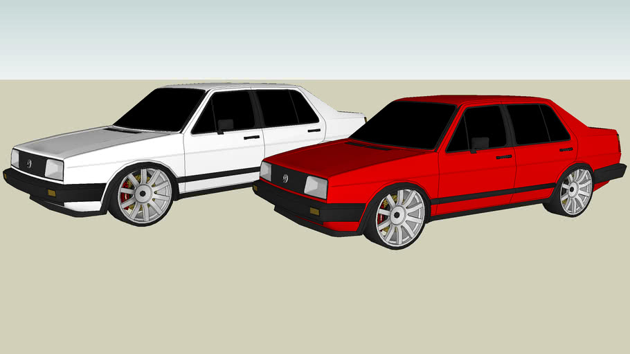 Modified Volkswagen Jetta 3d Warehouse