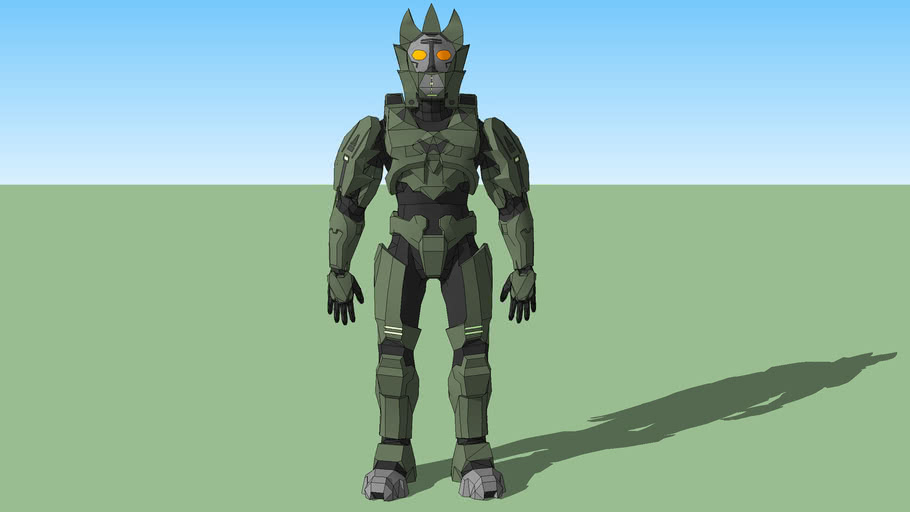 Sentinal Spartan Armor Halo 3 3d Warehouse