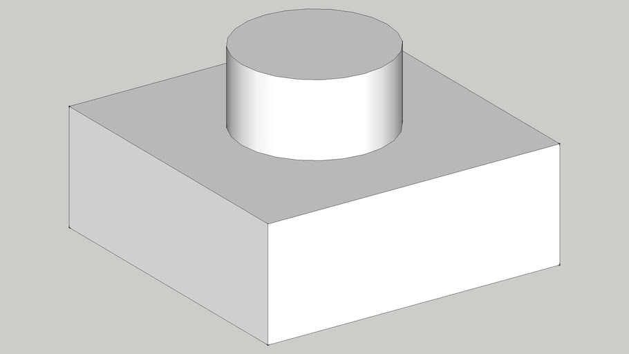 Lego Brick 1x1 3D Warehouse