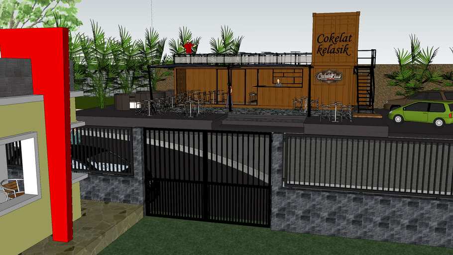 design pagar  tanah minimalis  3D Warehouse