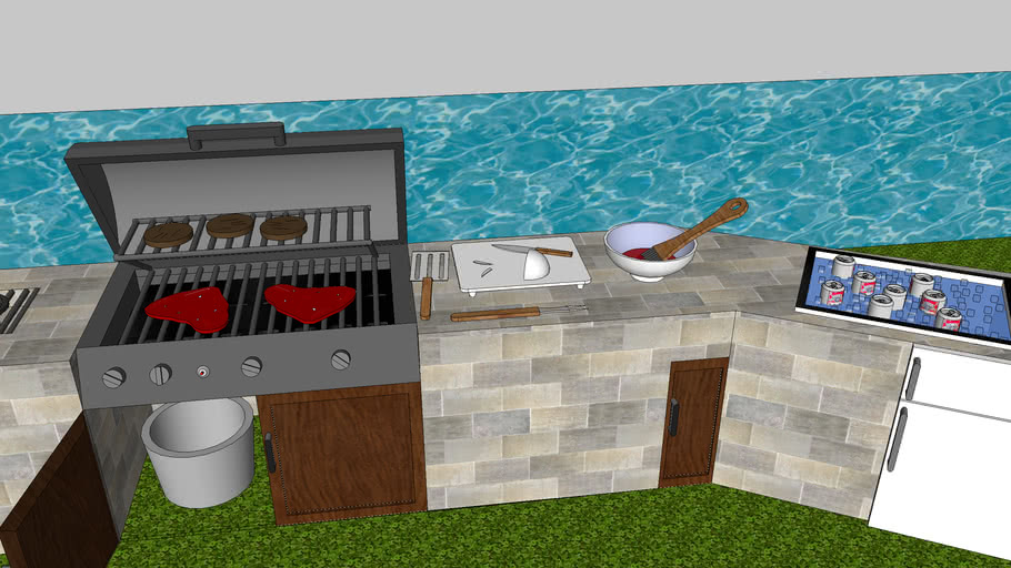 bbq 3D Warehouse