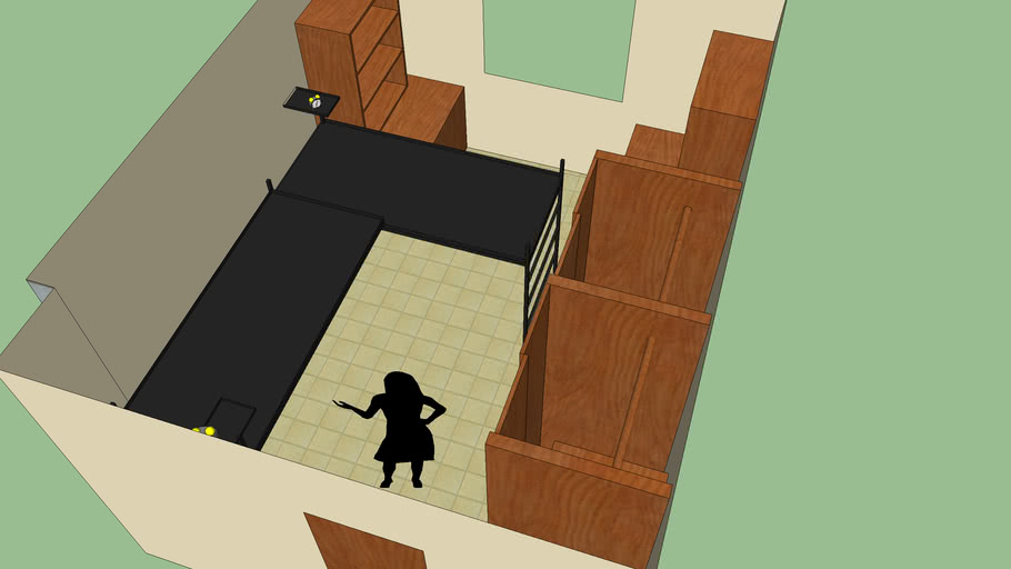 St. Norbert College Typical Room in Gertrude S. Bergstrom Hall 3D