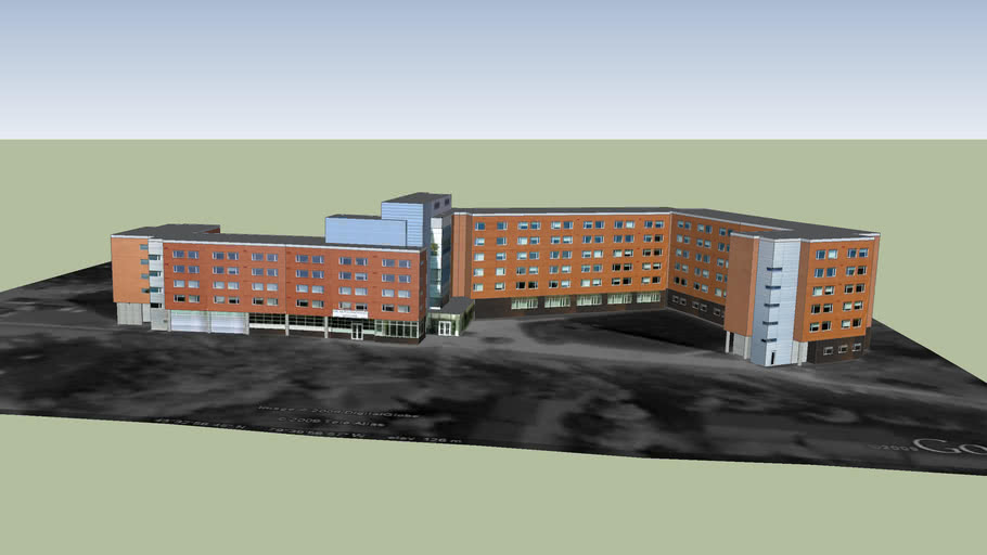 Oscar Peterson Hall & Colman Commons Dining Hall 3D Warehouse