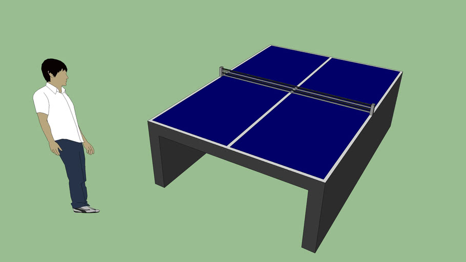 pingpong table 3D Warehouse