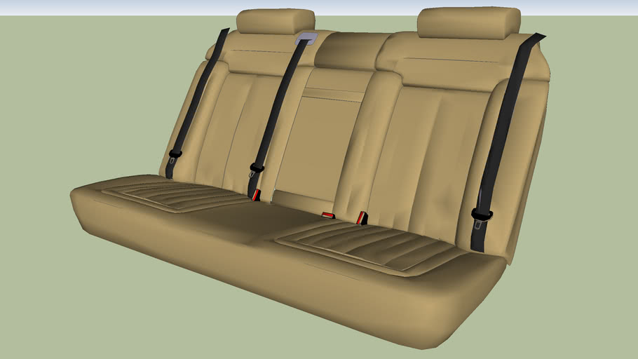 Rear Car Bench 3D Warehouse