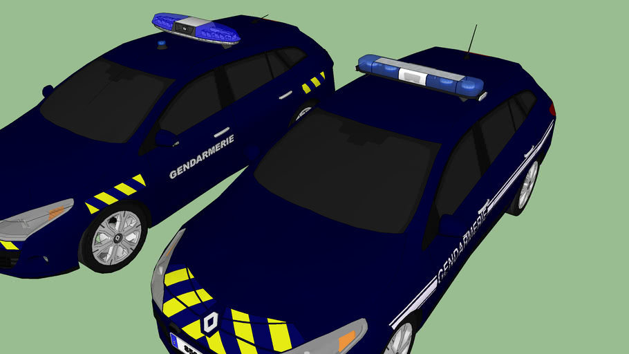 megane gendarmerie | 3D Warehouse