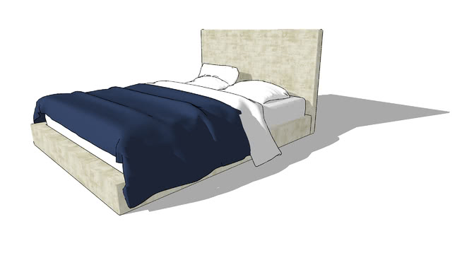 BEDROOM - Queen Size Beds | 3D Warehouse