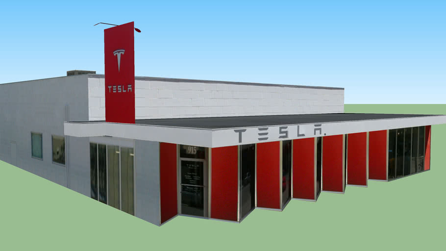 Tesla Dealership 3D Warehouse