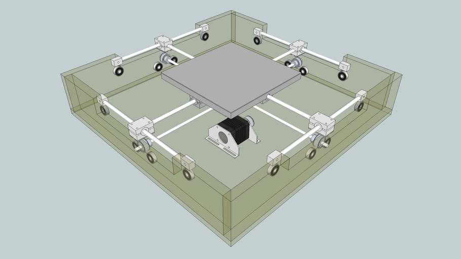 Linear Bearing Xy Table 3d Warehouse