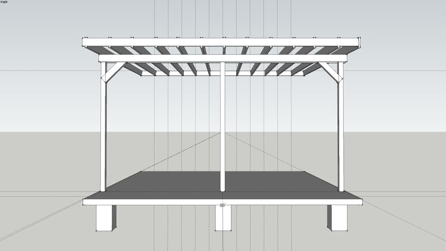 Larry's Patio Cover | 3D Warehouse