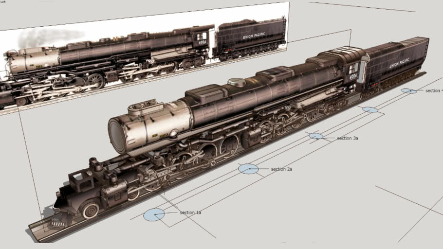 big boy model locomotive