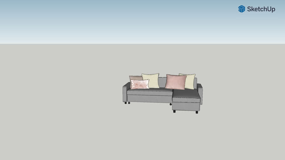 Mandaue Foam Hamilton Sofa Bed 3D Warehouse