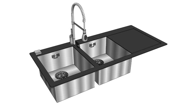Kitchen Faucets Sinks 3d Warehouse