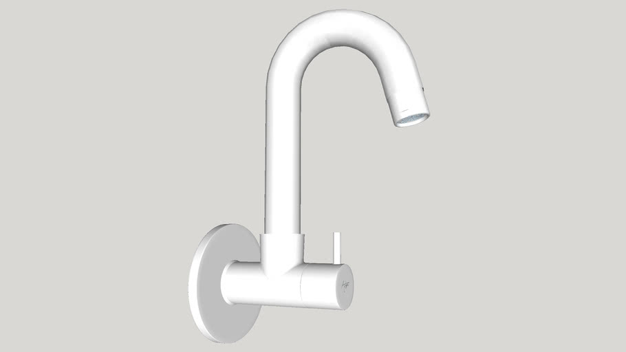 ARBO LX-1308 Sink Cock With Swivel Spout Wall Mounted
