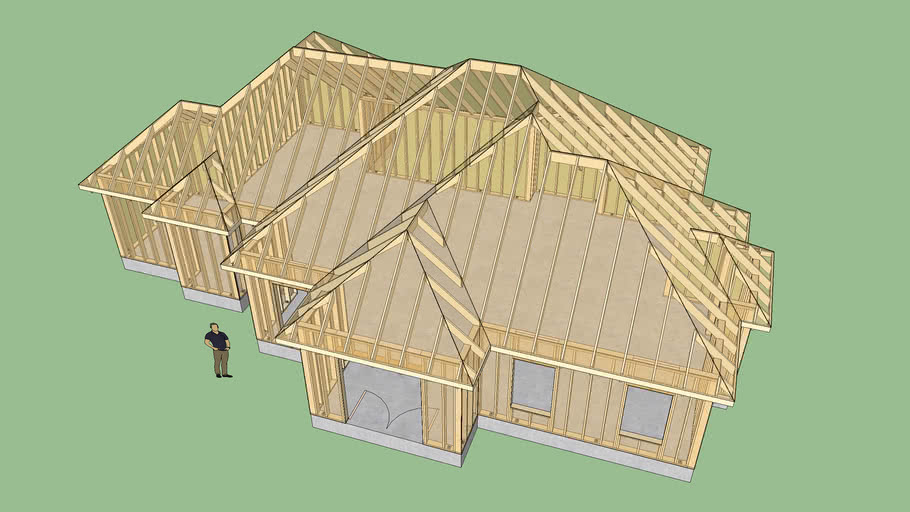 Complex Rafters 3 | 3D Warehouse