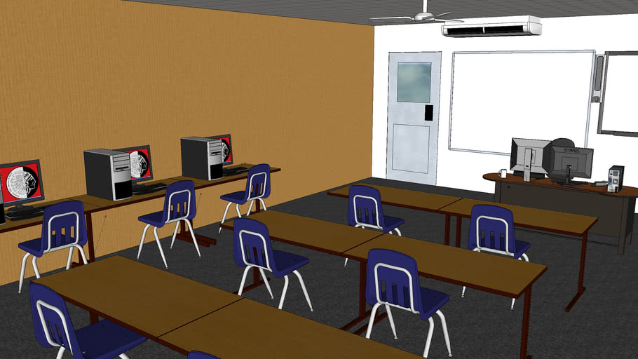 school ict classroom | 3D Warehouse