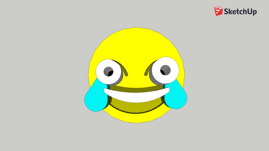 Laugh Cry Emoji Eyes Open 3d Warehouse