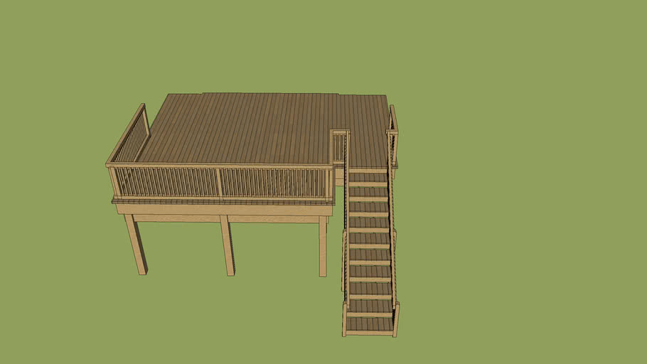 Wood Deck | 3D Warehouse