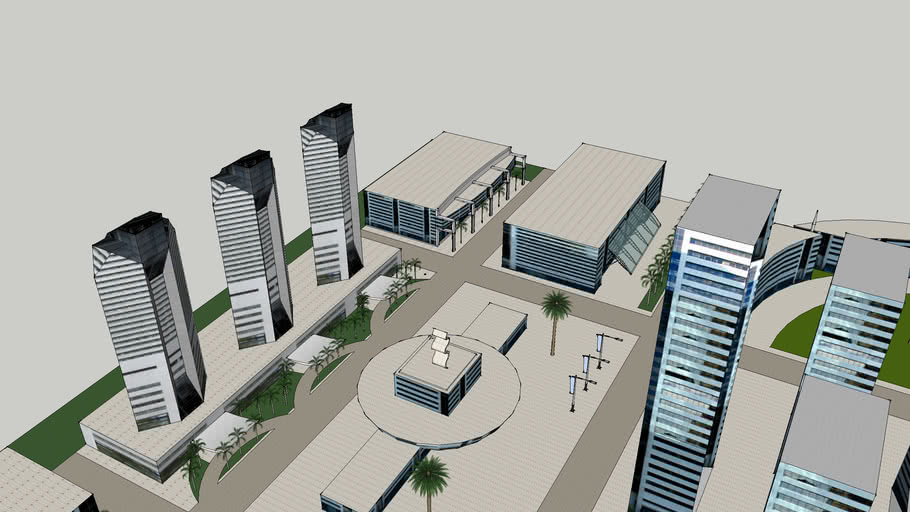 Rooftop city garden | 3D Warehouse