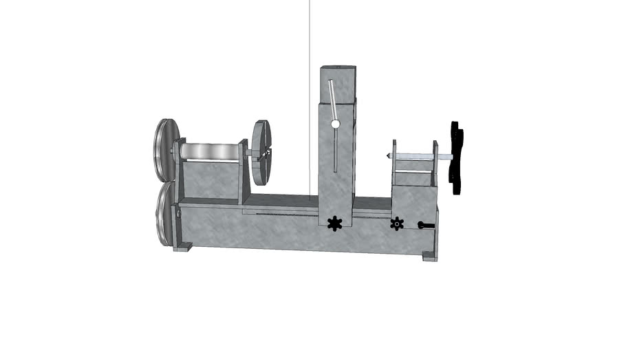 Metal lathe plans 3D Warehouse