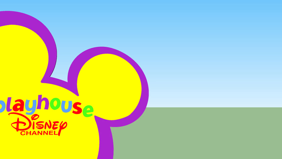 Playhouse Disney Channel Logo Blue