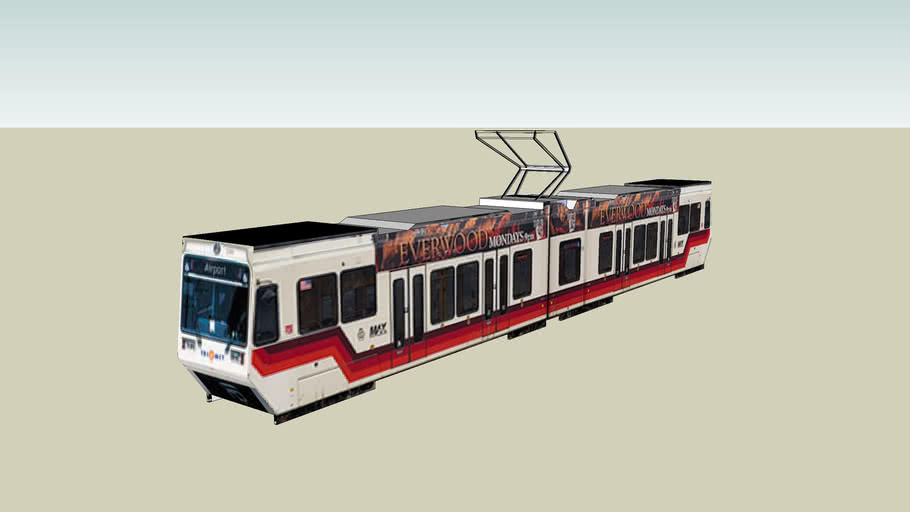 Trimet MAX Train 3D Warehouse