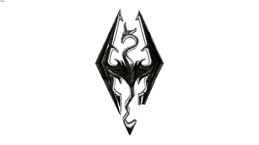 Logo Du Jeu The Elder Scrolls V Skyrim 3d Warehouse