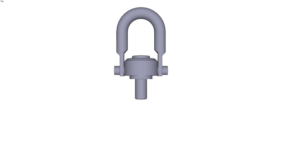 Standard eye bolt M20 3D Warehouse