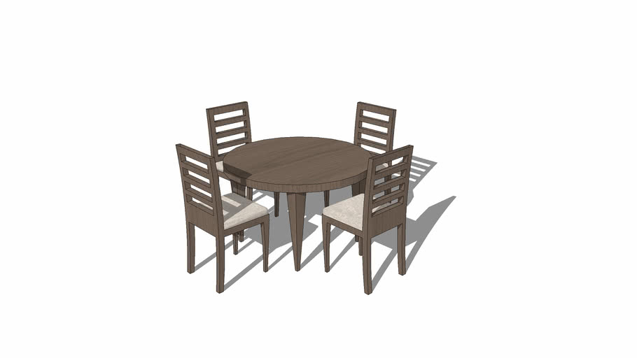 Tableandchairs5 3D Warehouse