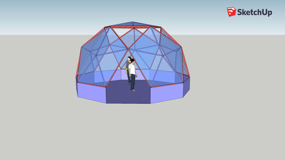 Geodesic dome 2v | 3D Warehouse