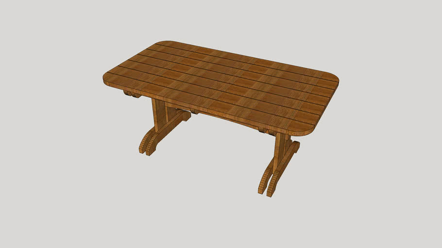 Outdoor Table 3D Warehouse