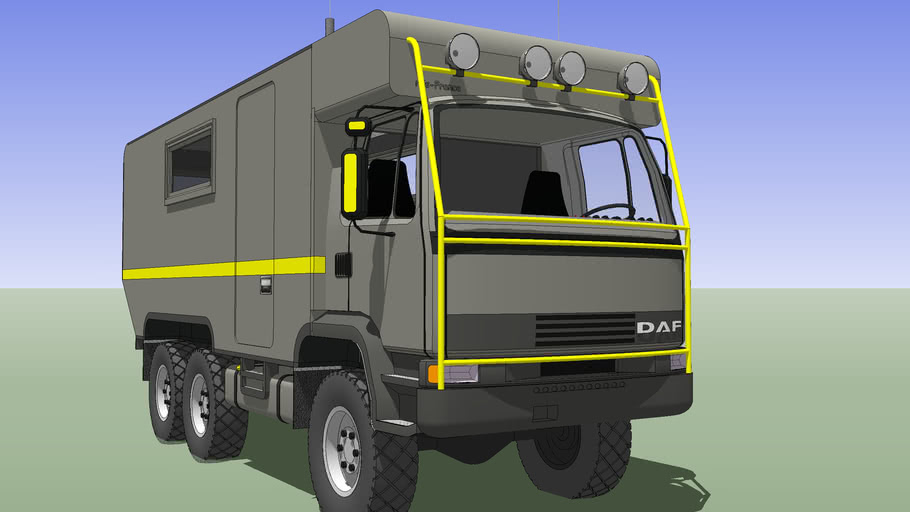 Camper Truck, DAF 6x6