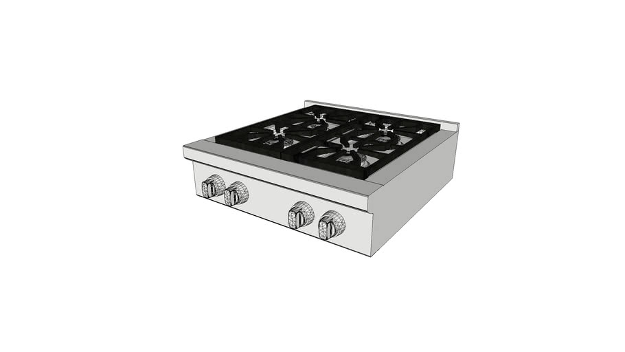 24 Inch Gas Cooktop 3d Warehouse