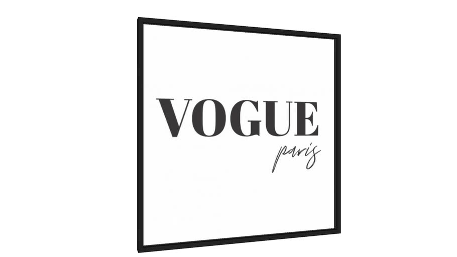 Quadro Vogue Paris - Galeria9, por Bibiana Lima