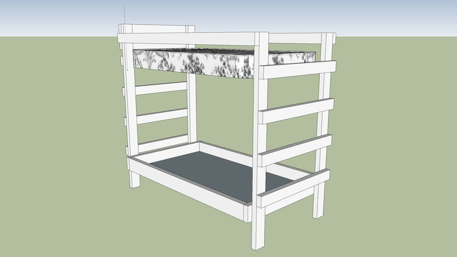 2x4 bunk bed