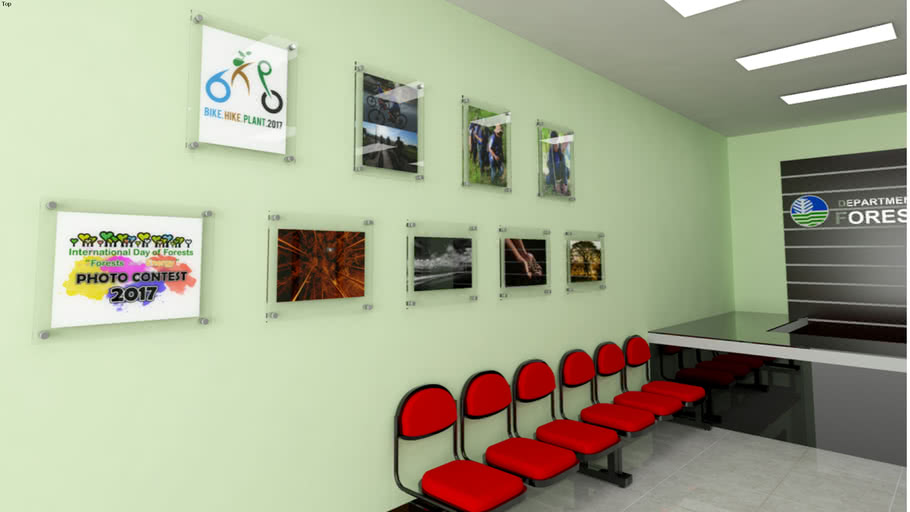 Acrylic glass frame 3D Warehouse