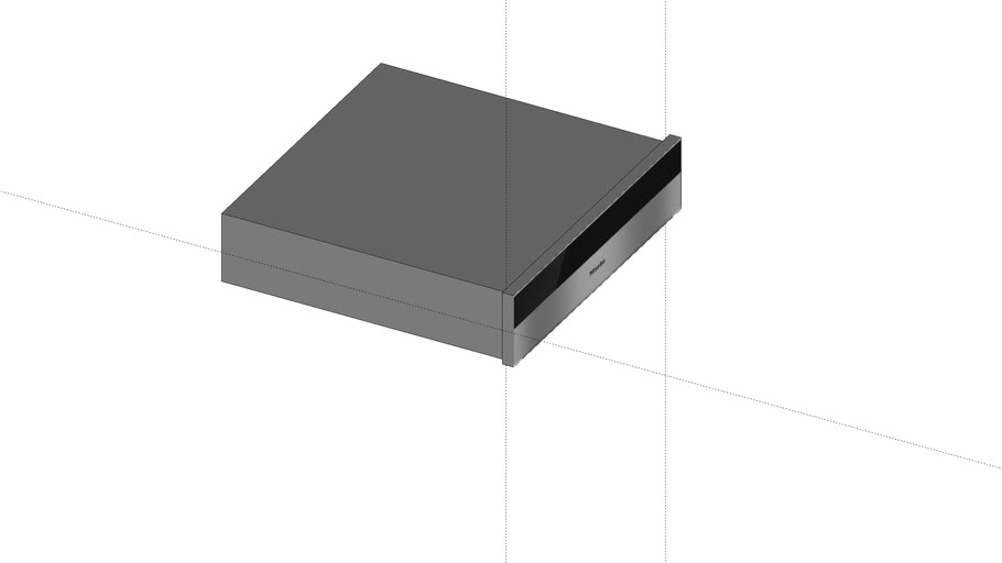 Miele ContourLine 24” Warming Drawer ESW 6114 3D Warehouse