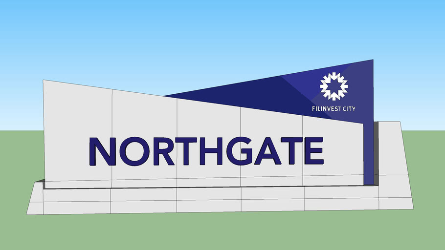 Northgate Cyberzone Sign (Filinvest City) | 3D Warehouse