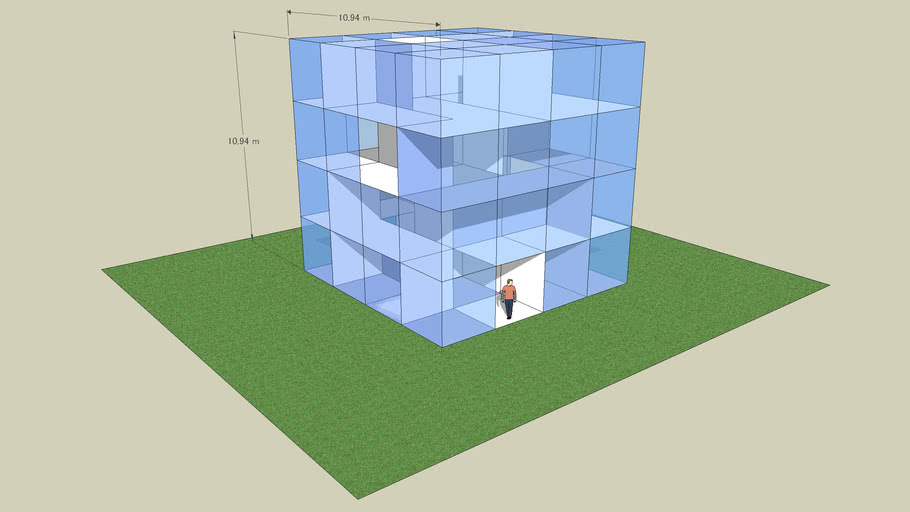 Cube Building | 3D Warehouse