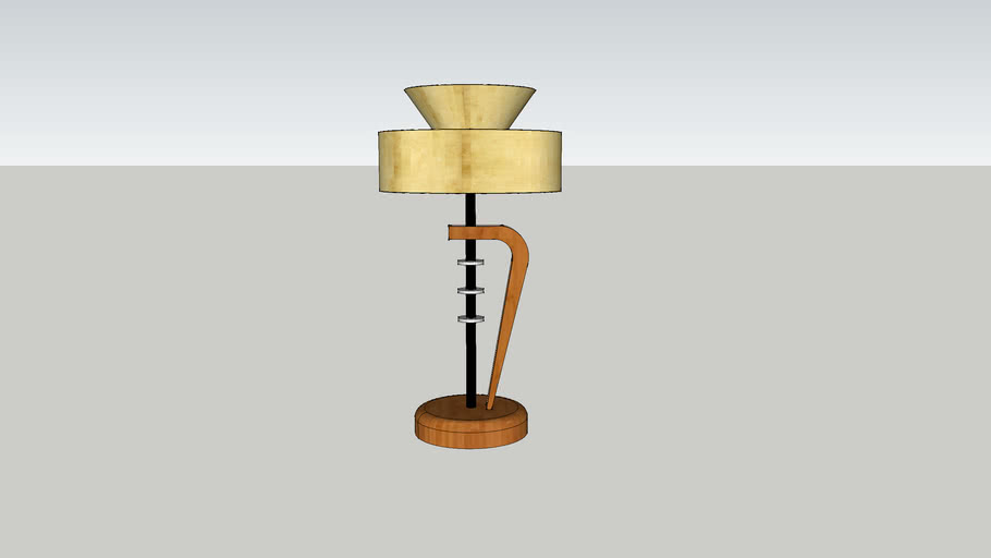 Mid Century Table Lamp 1 | 3D Warehouse